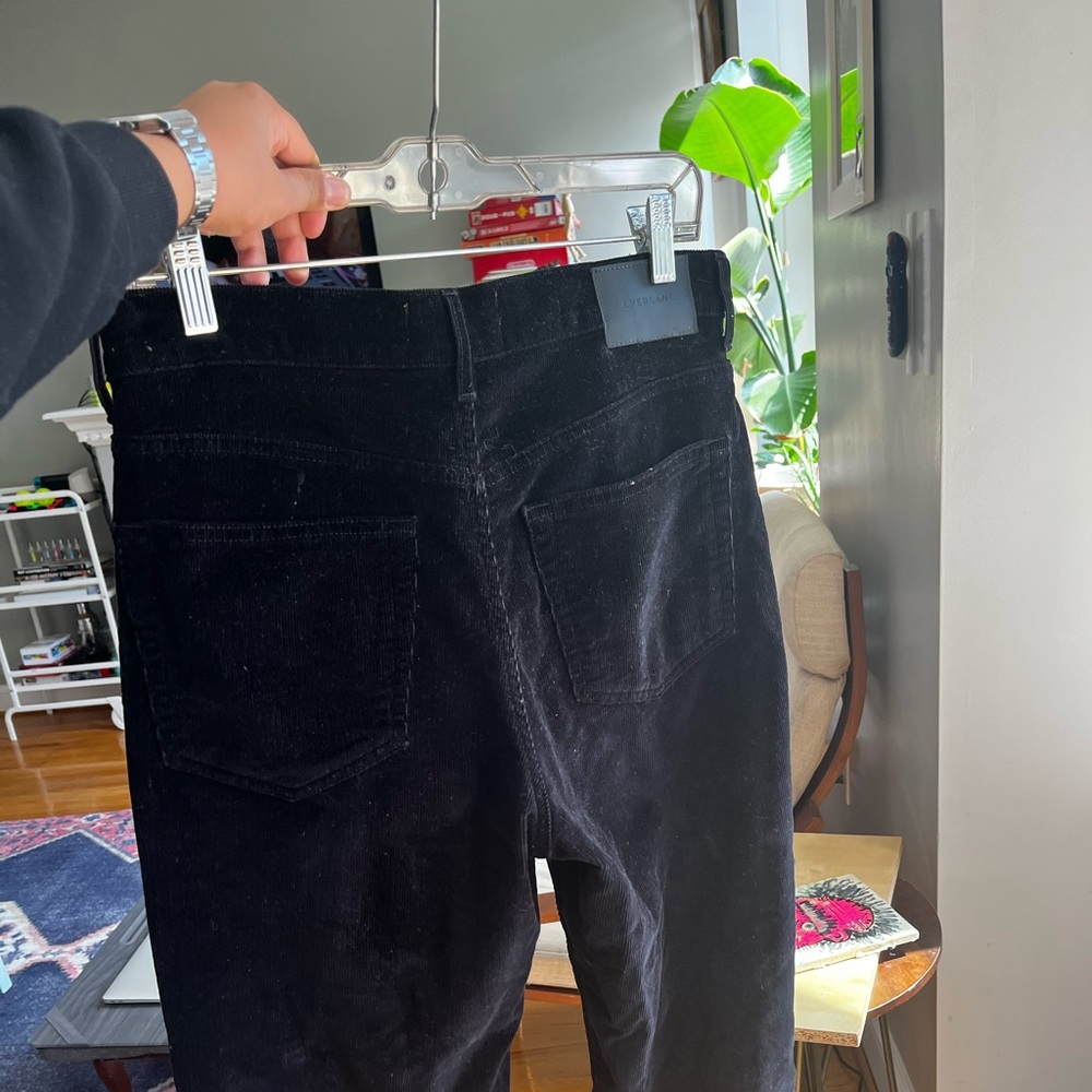 Everlane black corduroy pants